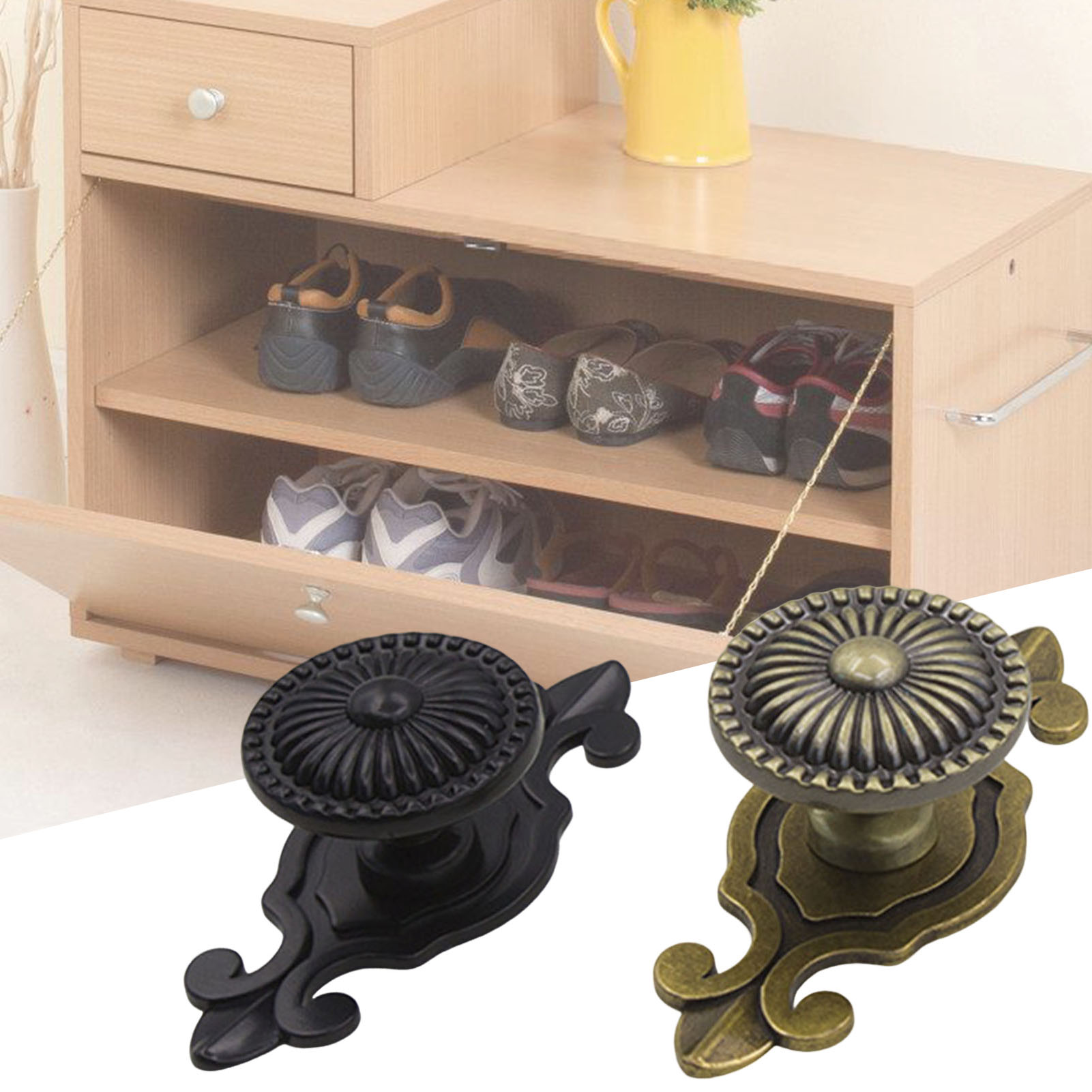 Furniture Hardware Supplies - Cabinet Furniture Handle Retro Mushroom Dresser