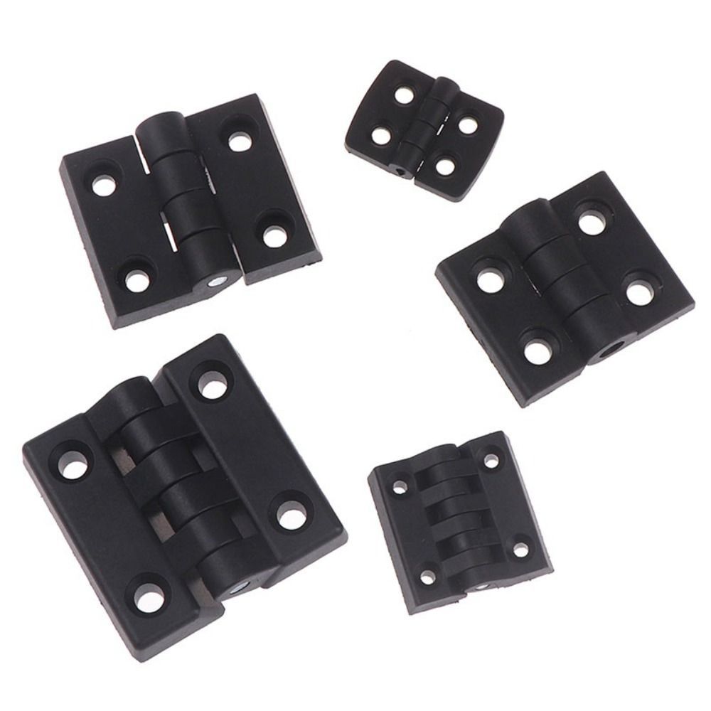 Furniture Hardware Replacement Parts - Plastic Door Hinge Wear-resistant Black Small