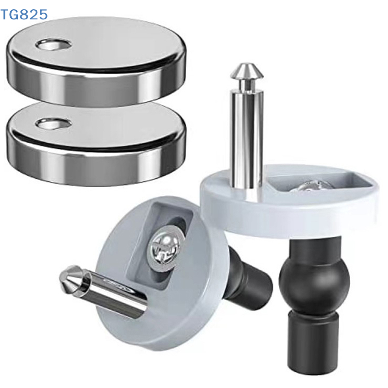 Furniture Hardware Replacement Parts - 【AN】2Pcs Toilet Seat Hinges Top Fix