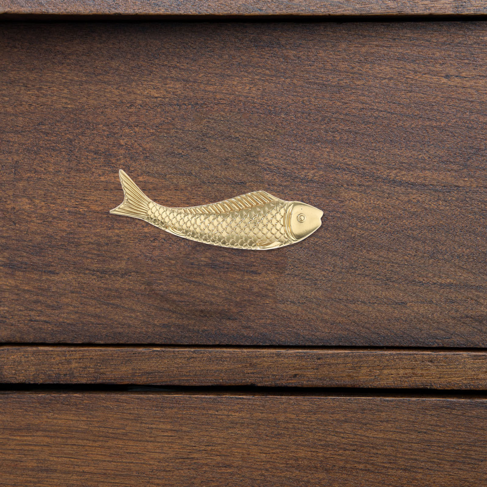 Unique Furniture Hardware Pulls - Brass Fish Drawer Handles Decorative Cabinet