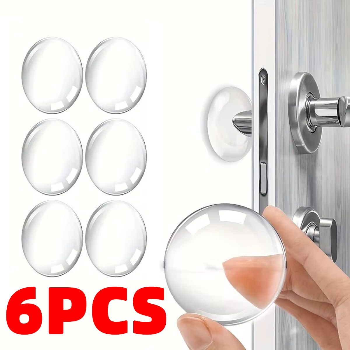Furniture Hardware Supplies - Silicone Soft Rubber Anti-Collision Wall Sticker