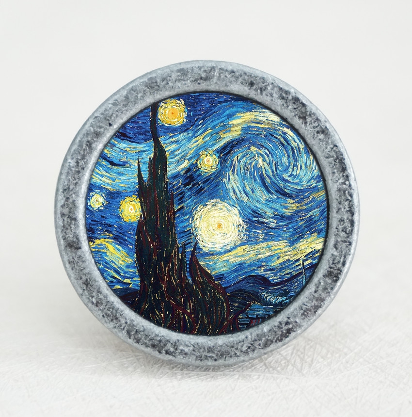 Starry Sky Dresser Knob Art Kn - Unique Furniture Hardware Pulls recensione e prezzo