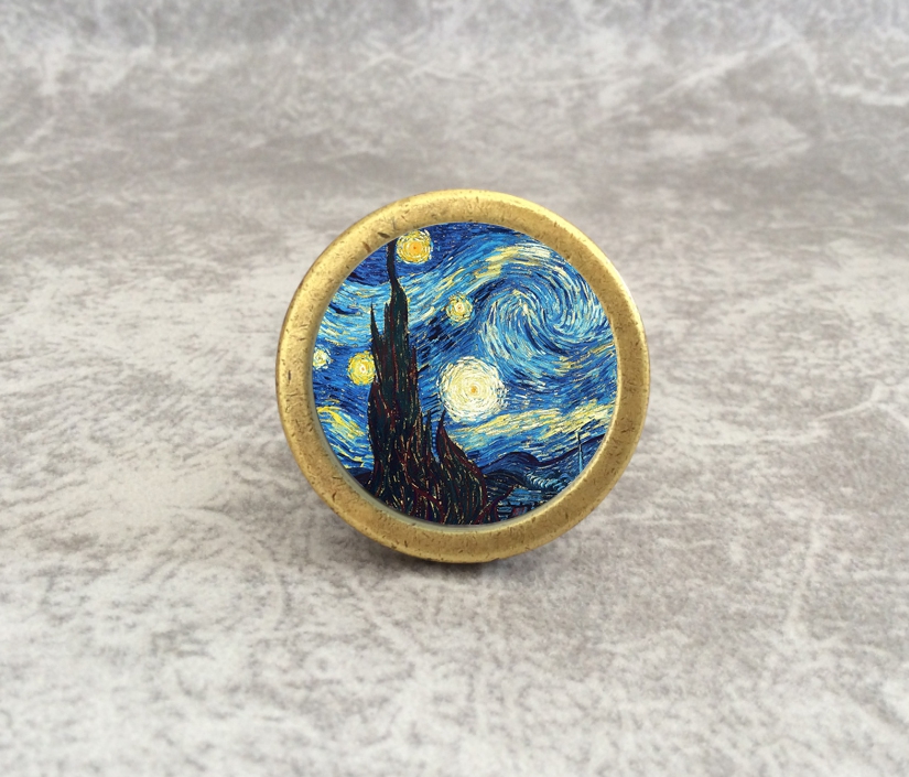 Starry Sky Dresser Knob Art Kn - Unique Furniture Hardware Pulls recensione e prezzo