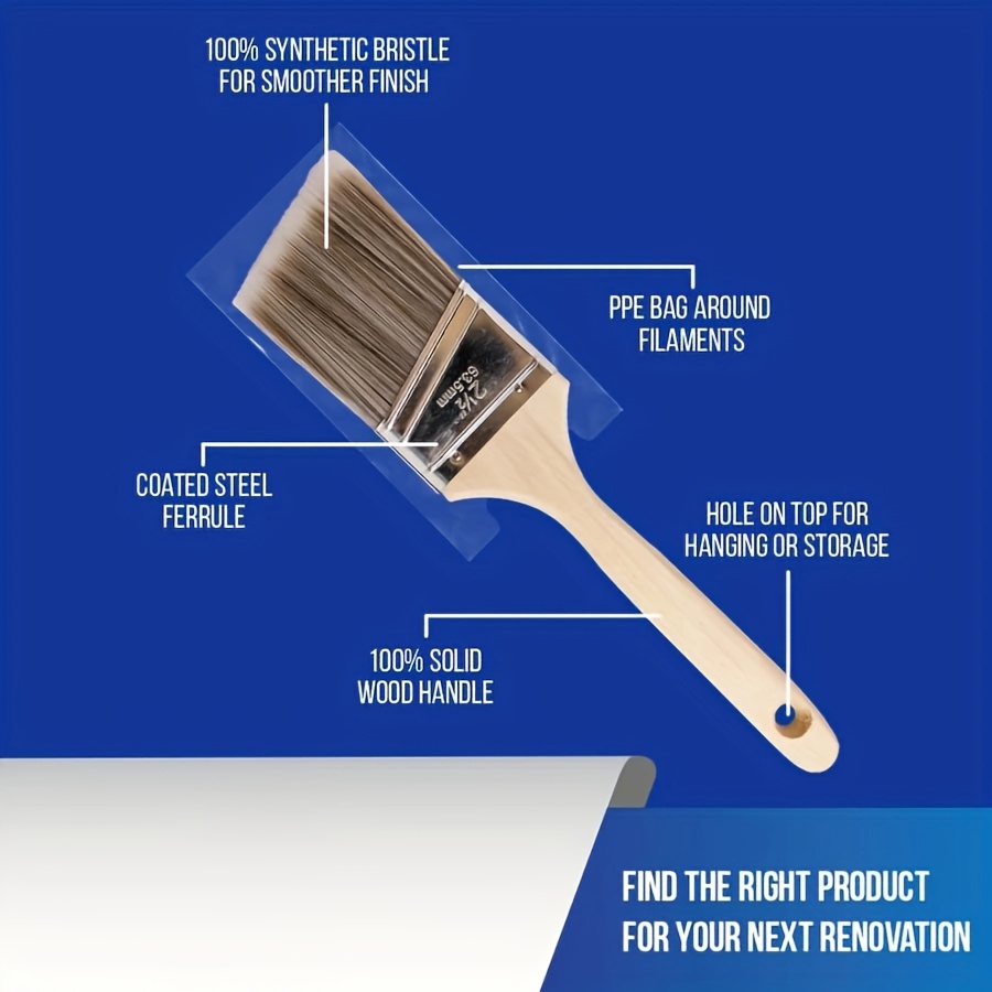 5Pcs High Quality Paint Brush  - Furniture Hardware Supplies recensione e prezzo