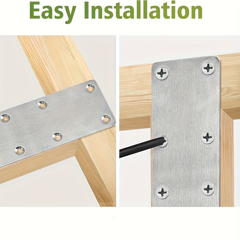 6Pcs Stainless Steel Metal Str - Furniture Hardware Wood recensione e prezzo