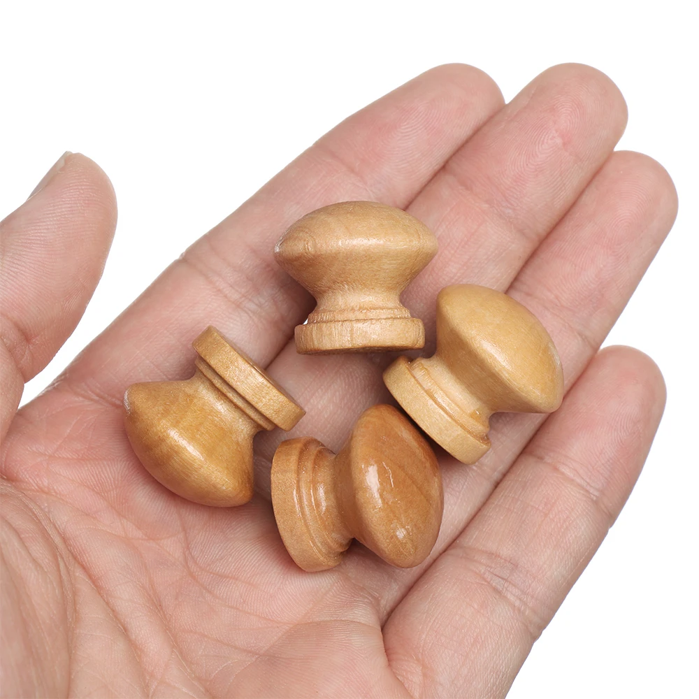 10pcs/Lot Round Shape Natural  - Furniture Hardware Wood recensione e prezzo