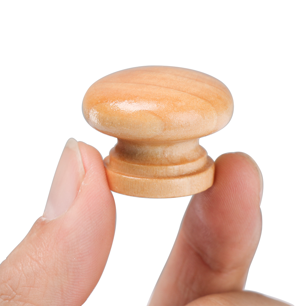 10pcs/Lot Round Shape Natural  - Furniture Hardware Wood recensione e prezzo