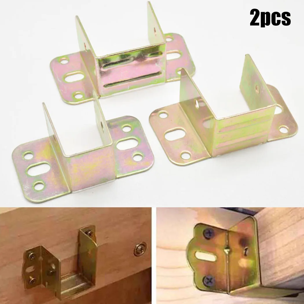 2pcs U Shaped Metal Bed Bracke - Furniture Hardware Replacement Parts recensione e prezzo