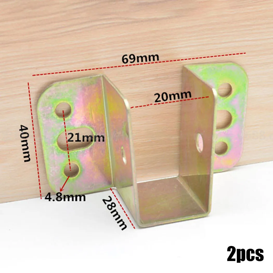 2pcs U Shaped Metal Bed Bracke - Furniture Hardware Replacement Parts recensione e prezzo