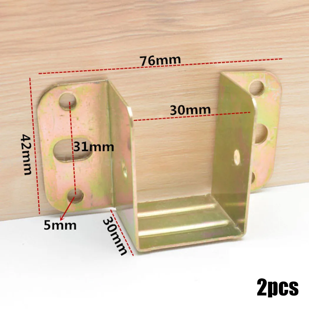 2pcs U Shaped Metal Bed Bracke - Furniture Hardware Replacement Parts recensione e prezzo