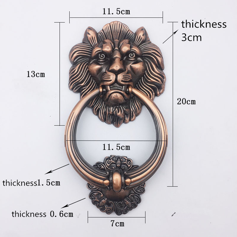 Antique Bronze Lion Head Handl - Furniture Hardware Wood recensione e prezzo