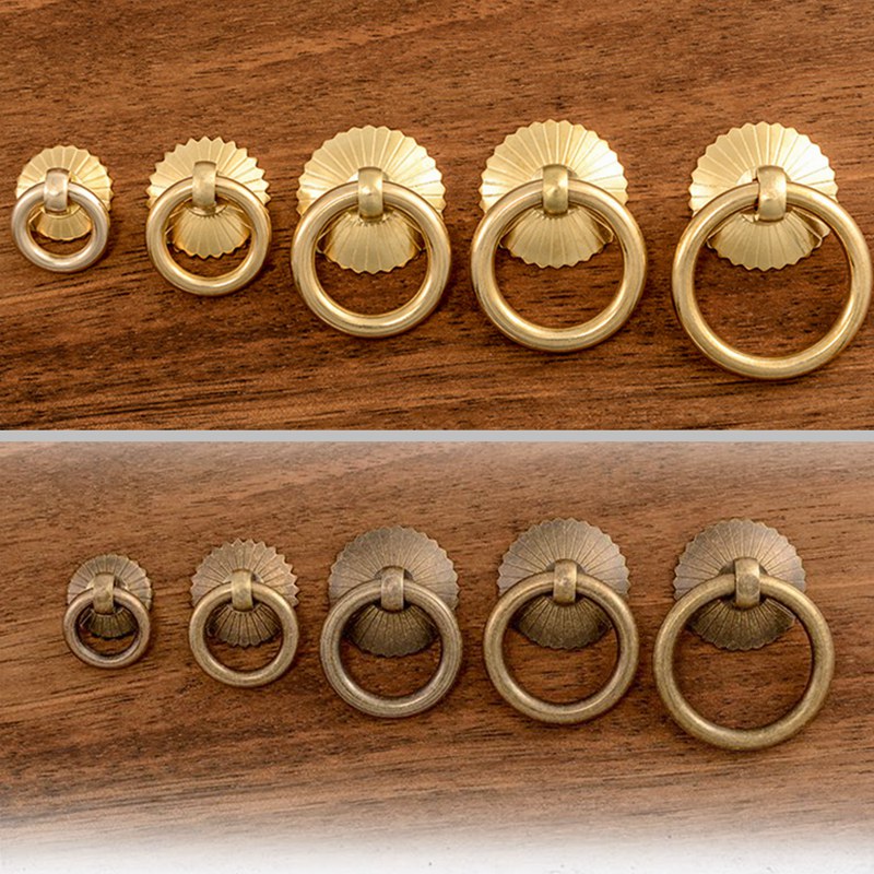 Vintage Brass Cabinet Ring Kno - Furniture Hardware Supplies recensione e prezzo