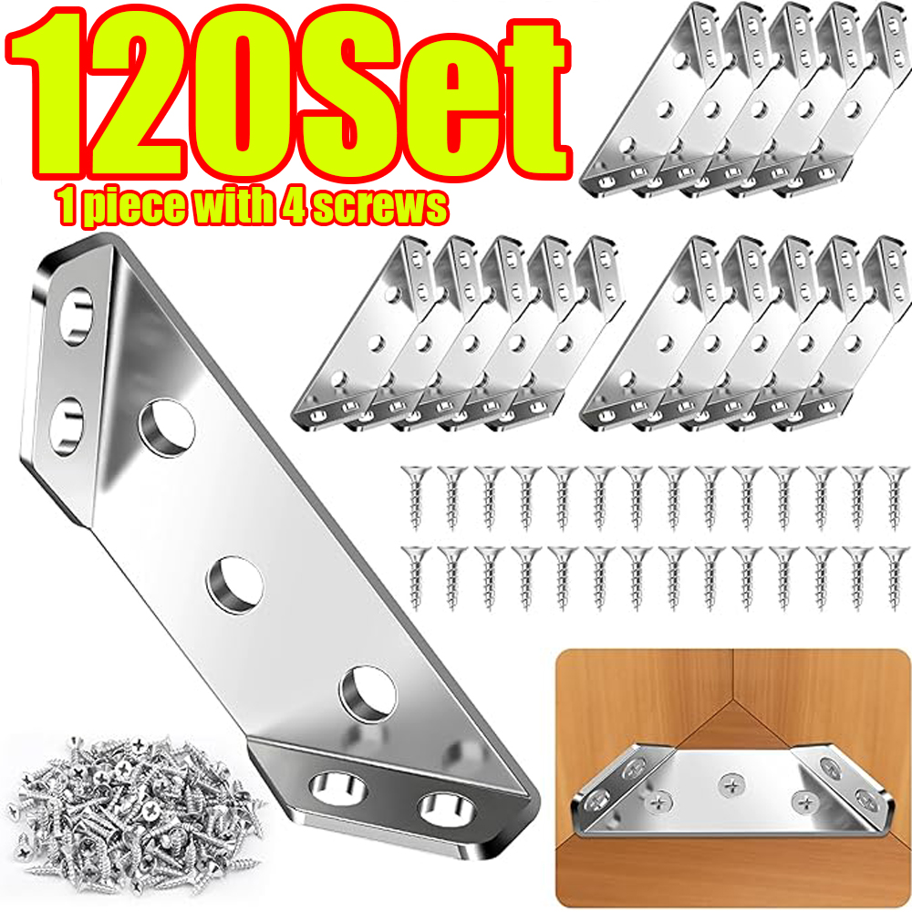 1-120Set Furniture Corner Conn - Furniture Hardware Screws recensione e prezzo