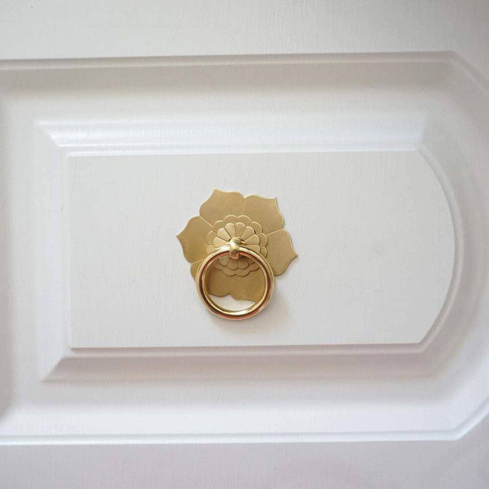 Floral Brass Cabinet Door Knob - Unique Furniture Hardware Pulls recensione e prezzo