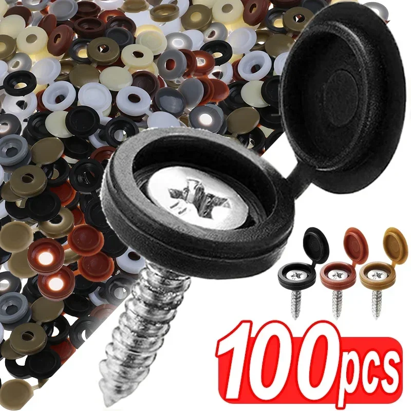 Hinged Plastic Screw Cap Cover - Furniture Hardware Screws recensione e prezzo