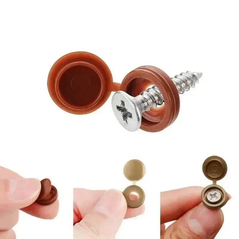 Hinged Plastic Screw Cap Cover - Furniture Hardware Screws recensione e prezzo