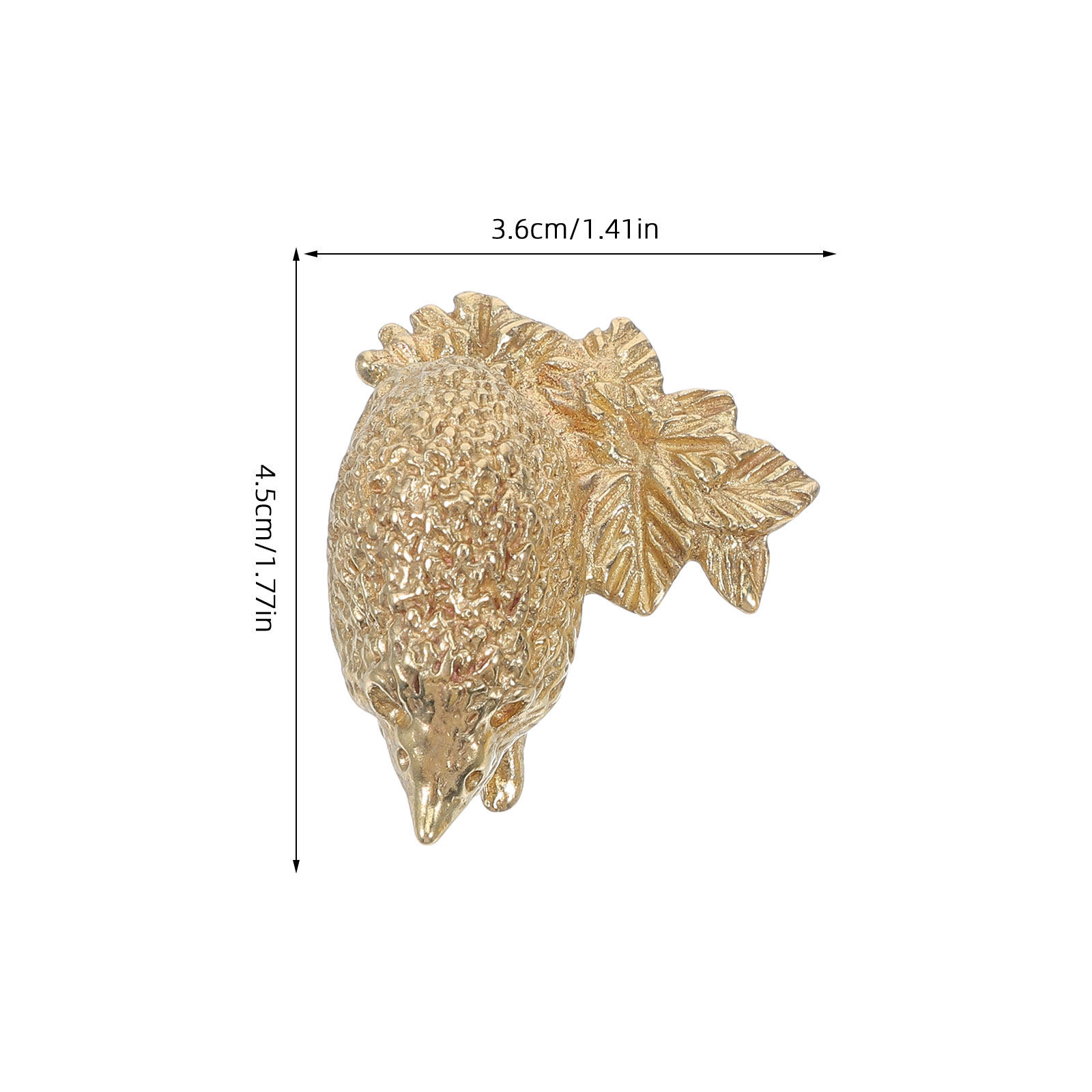 Brass Hedgehog Cabinet Knob Un - Unique Furniture Hardware Pulls recensione e prezzo