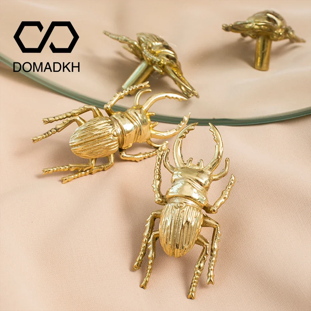 Brass Beetle Drawer Pulls Inse - Unique Furniture Hardware Pulls recensione e prezzo