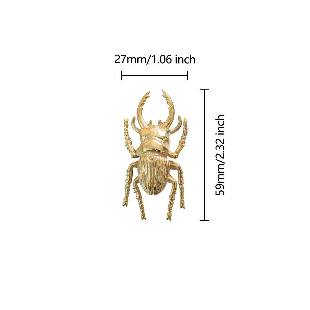Brass Beetle Drawer Pulls Inse - Unique Furniture Hardware Pulls recensione e prezzo