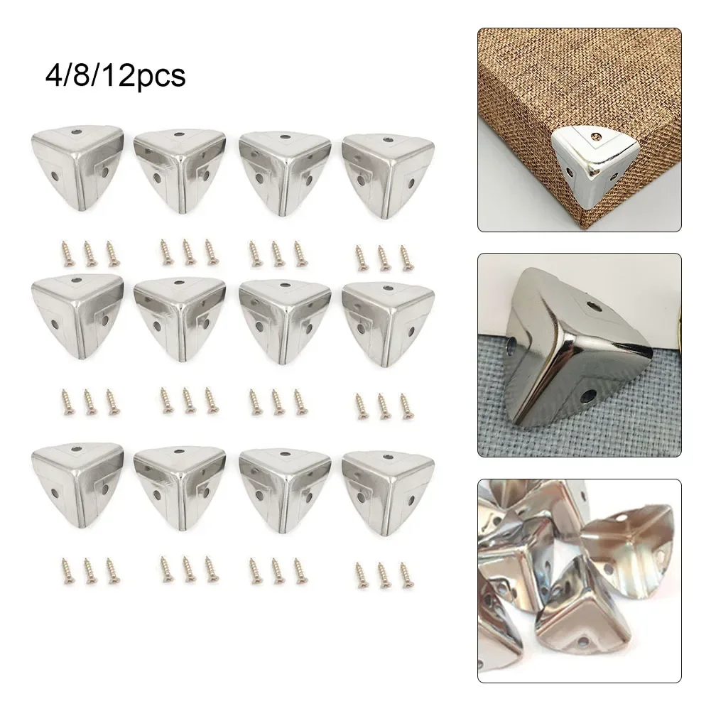4/8/12pc Metal Box Corner Prot - Furniture Hardware Wood recensione e prezzo