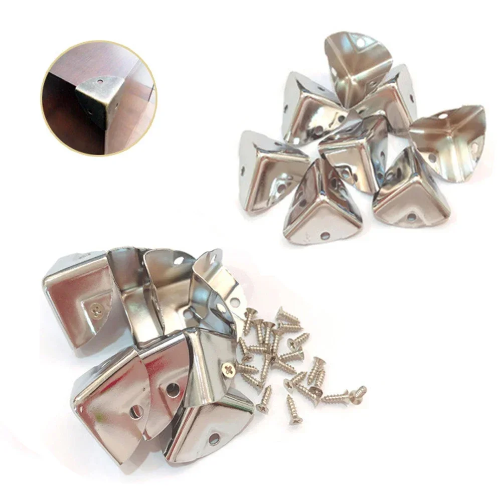 4/8/12pc Metal Box Corner Prot - Furniture Hardware Wood recensione e prezzo