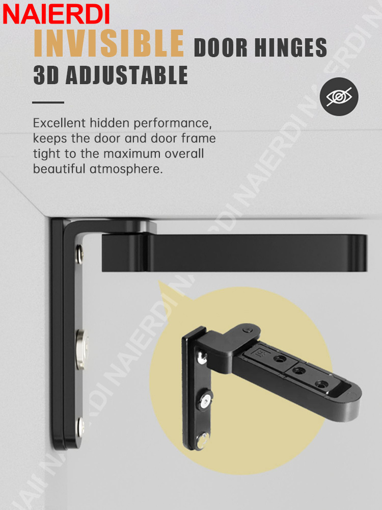 NAIERDI 2 Pieces Hidden Hinges - Furniture Hardware Replacement Parts recensione e prezzo