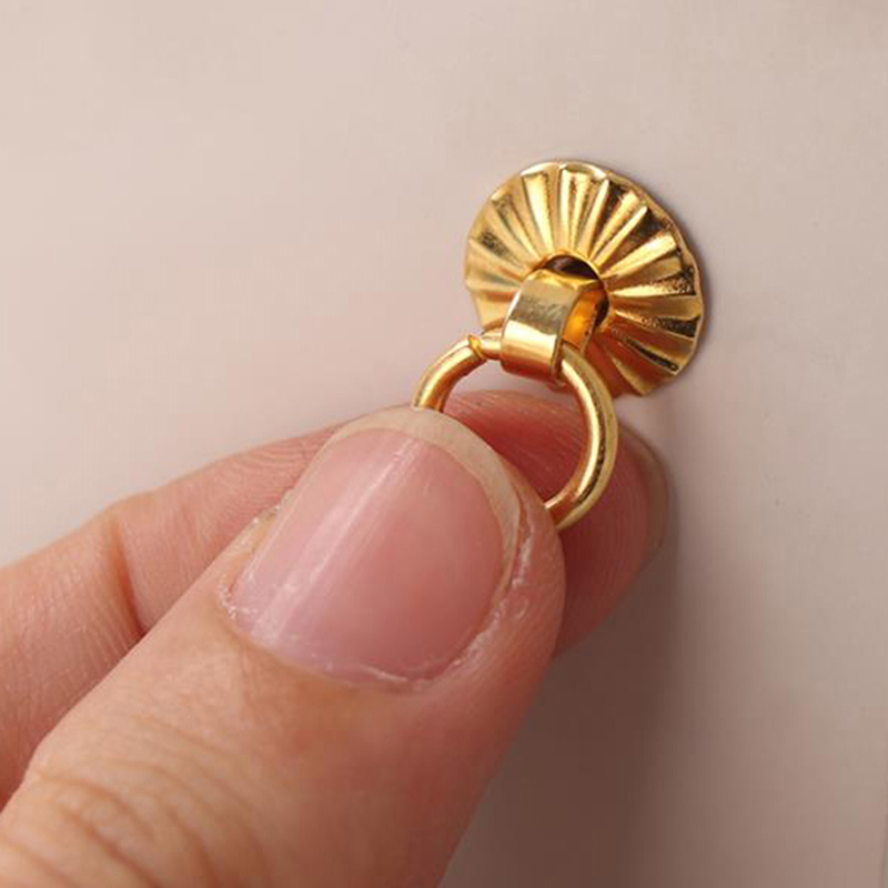 4pcs 1/12 Hardware Golden Meta - Furniture Hardware Wood recensione e prezzo