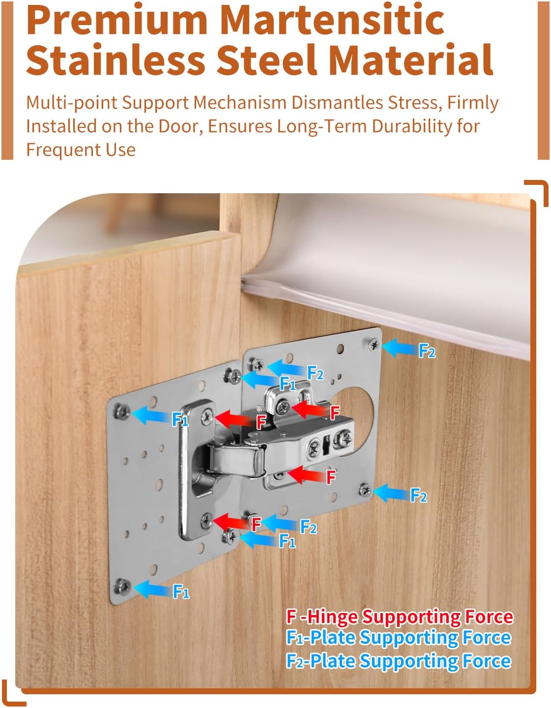 Cabinet Door Hinge Repair Plat - Furniture Hardware Replacement Parts recensione e prezzo