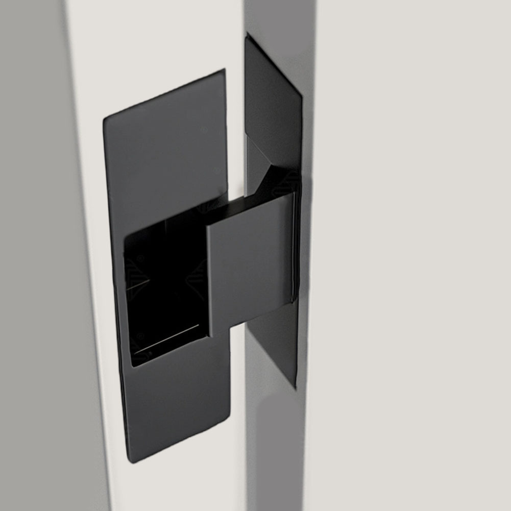 1Pcs Black Door Hinges Invisib - Furniture Hardware Replacement Parts recensione e prezzo