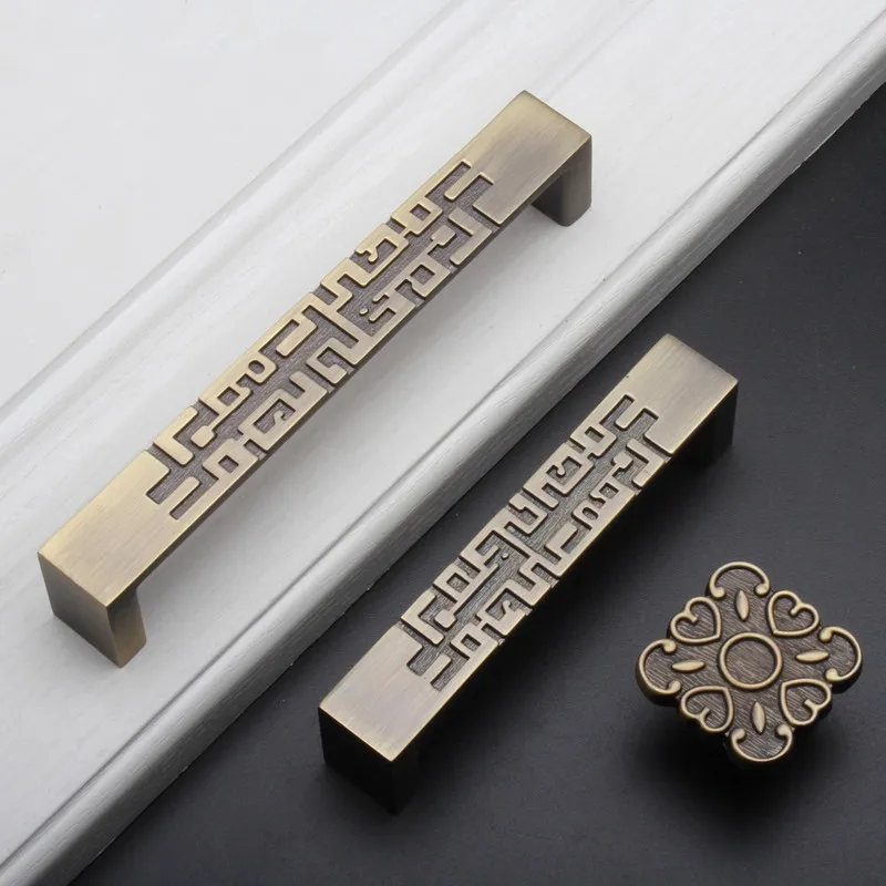 2 pcs Chinese Style Drawer Dra - Unique Furniture Hardware Pulls recensione e prezzo
