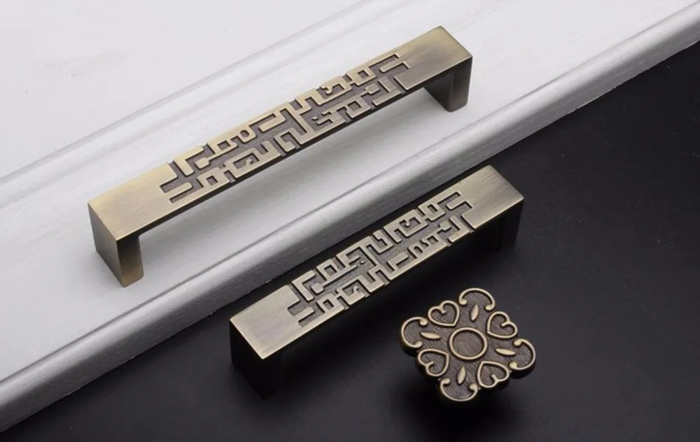 2 pcs Chinese Style Drawer Dra - Unique Furniture Hardware Pulls recensione e prezzo