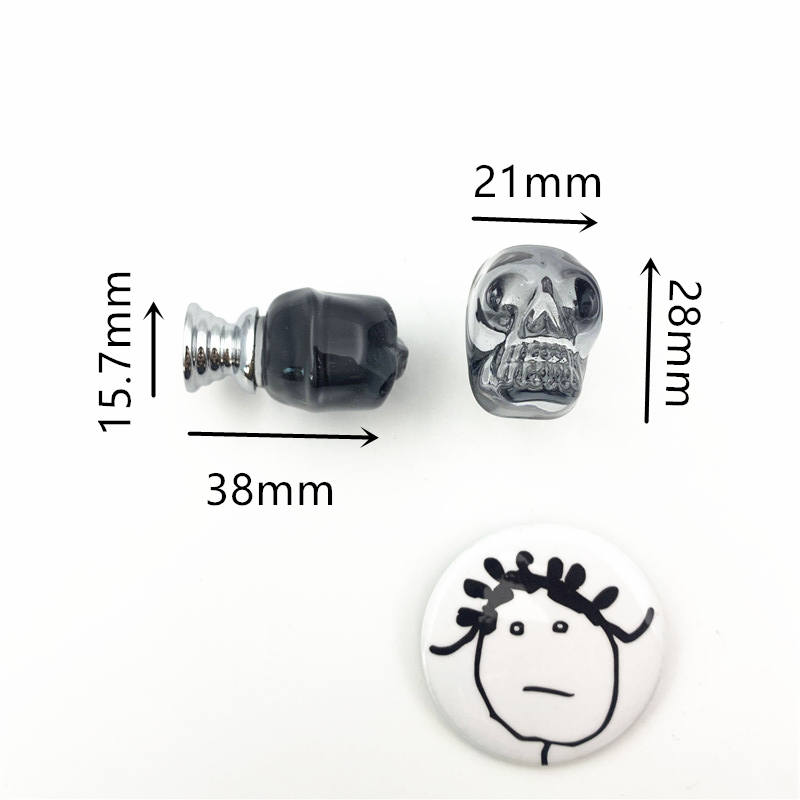 LCH  Clear Crystal Skull Shape - Unique Furniture Hardware Pulls recensione e prezzo