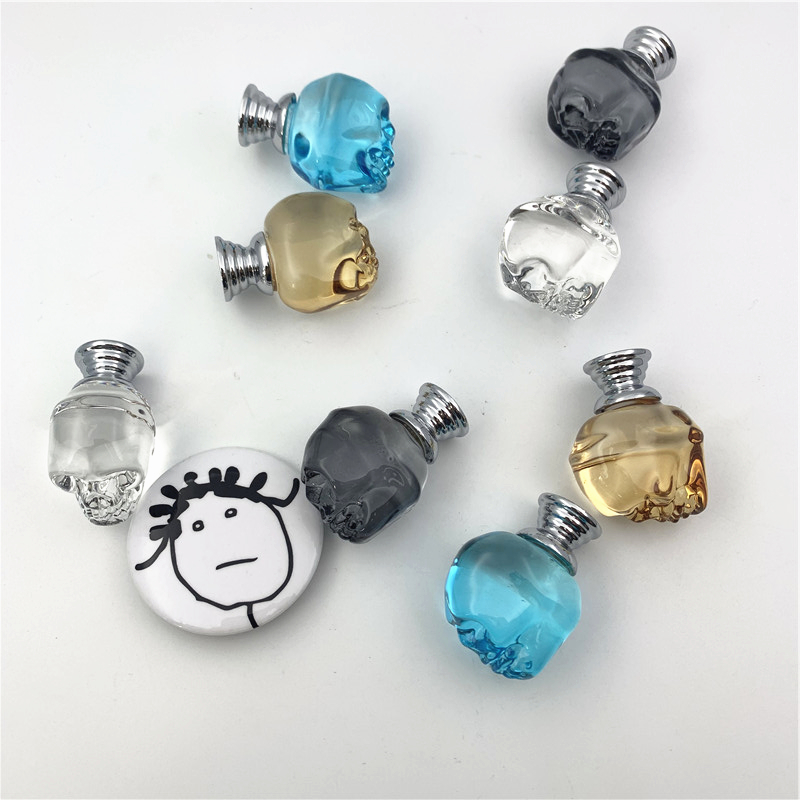 LCH  Clear Crystal Skull Shape - Unique Furniture Hardware Pulls recensione e prezzo