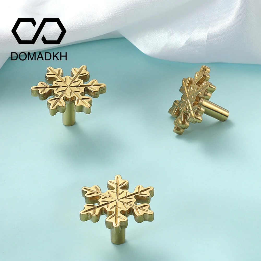Snowflake Brass Cabinet Door K - Unique Furniture Hardware Pulls recensione e prezzo