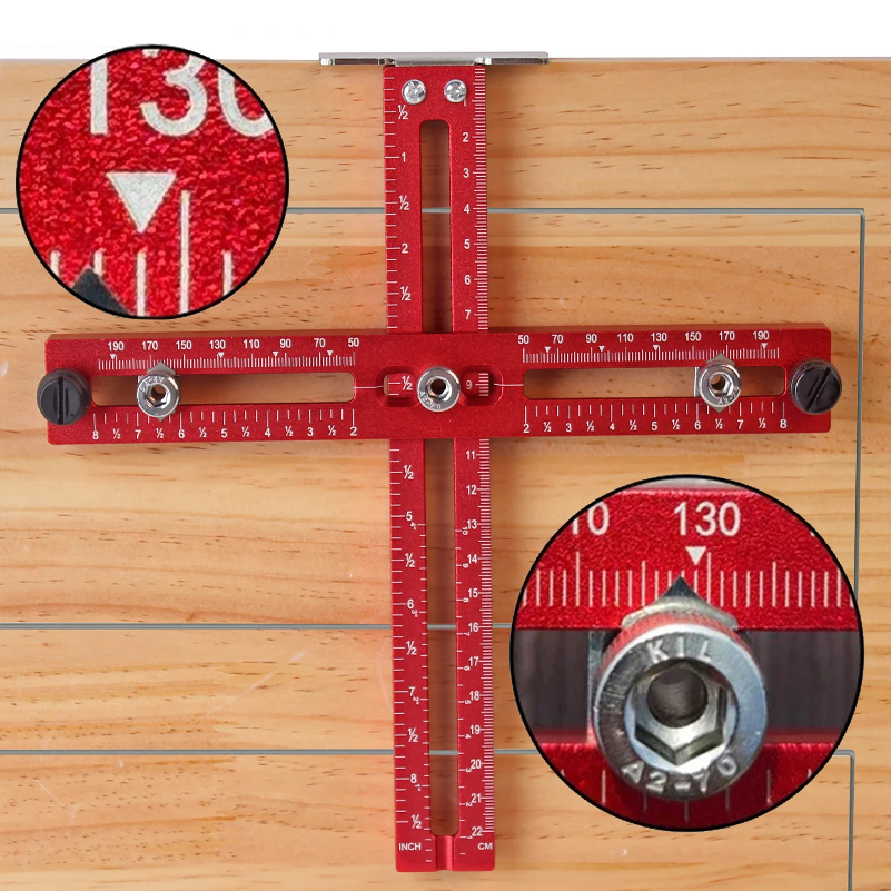 Metric/Inch Handle Template Ji - Furniture Hardware Supplies recensione e prezzo