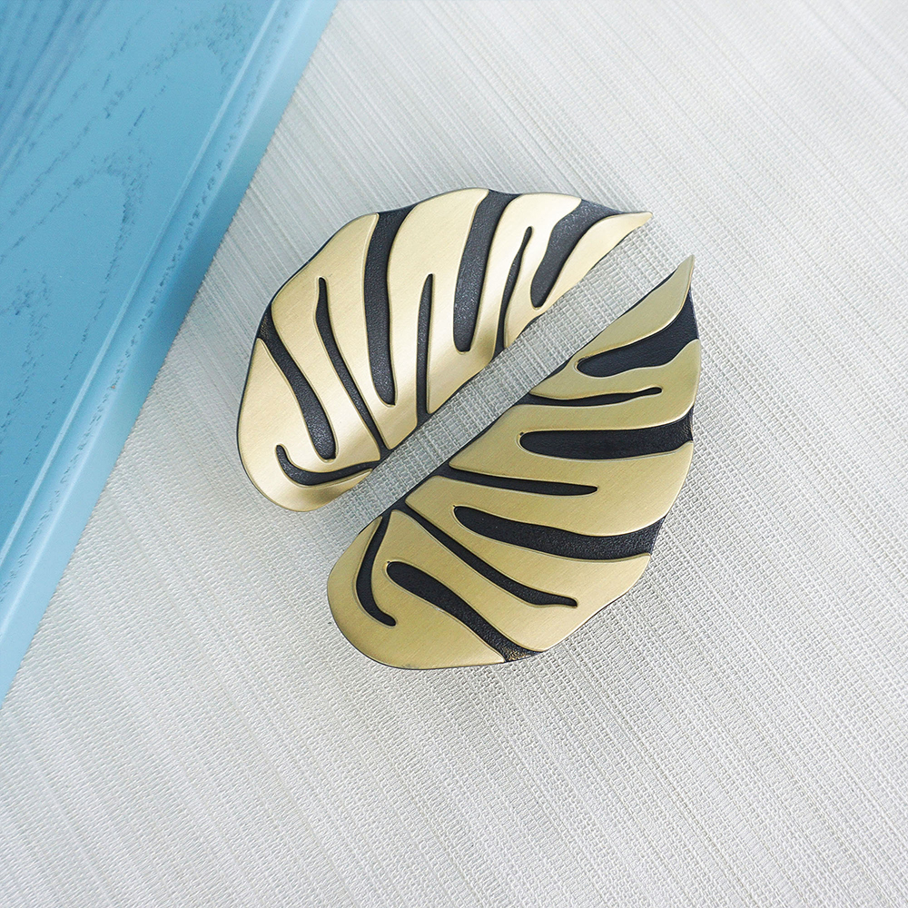 Zinc Alloy Monstera Leaf Cabin - Unique Furniture Hardware Pulls recensione e prezzo