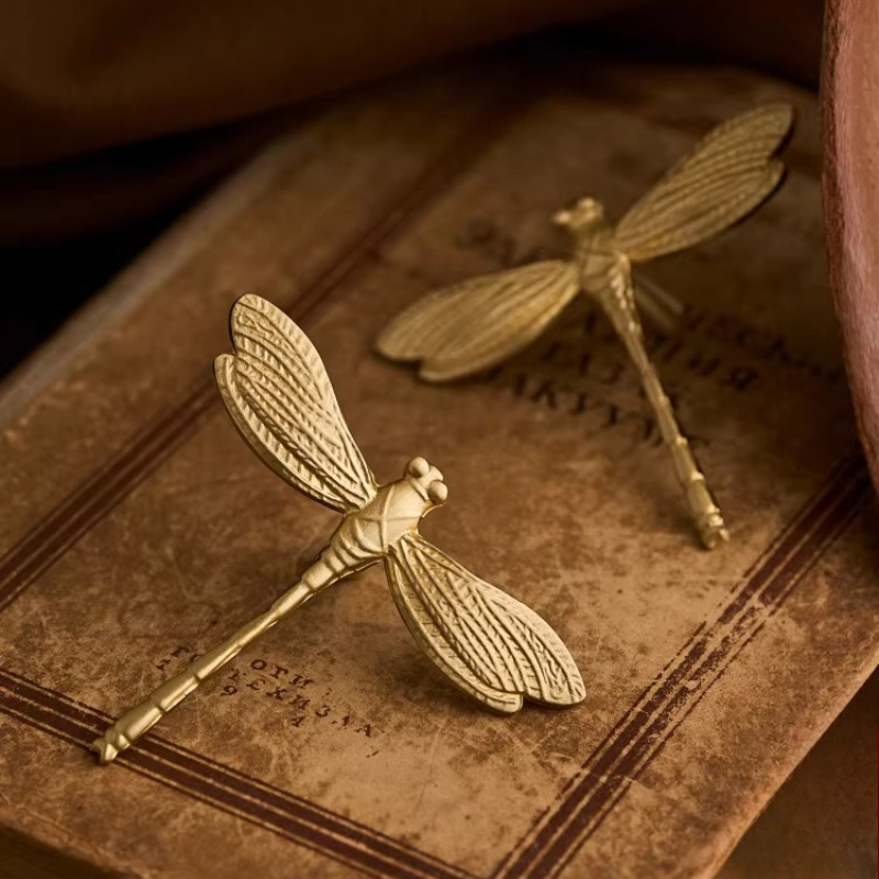 French Dragonfly Brass Cabinet - Unique Furniture Hardware Pulls recensione e prezzo
