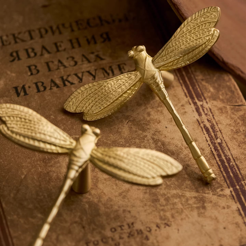French Dragonfly Brass Cabinet - Unique Furniture Hardware Pulls recensione e prezzo